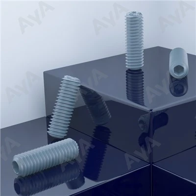 Knurled ခွက်အမှတ် screw နှစ်ခု